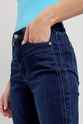 Judy Blue Full Size High Waist Boyfriend Jeans Plus Size - Just Believe Boutique