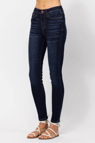 Judy Blue Full Size High Waist Handsand Skinny Jeans - Just Believe Boutique