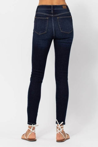 Judy Blue Full Size High Waist Handsand Skinny Jeans - Just Believe Boutique
