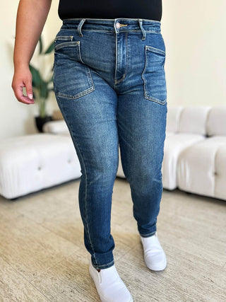 Judy Blue Full Size High Waist Skinny Jeans - Just Believe Boutique