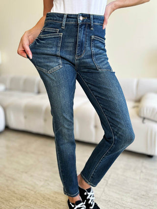 Judy Blue Full Size High Waist Skinny Jeans - Just Believe Boutique