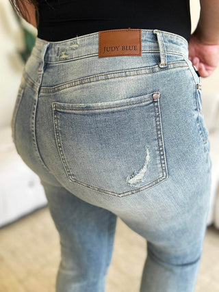Judy Blue Full Size Mid Rise Flare Jeans - Just Believe Boutique