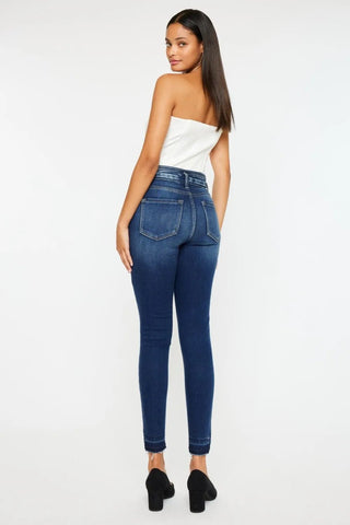 Kancan Full Size High Rise Ankle Skinny Jeans - Just Believe Boutique