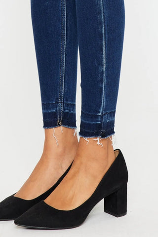 Kancan Full Size High Rise Ankle Skinny Jeans - Just Believe Boutique