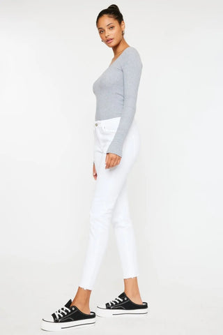 Kancan Mid Rise Ankle Skinny Jeans - Just Believe Boutique