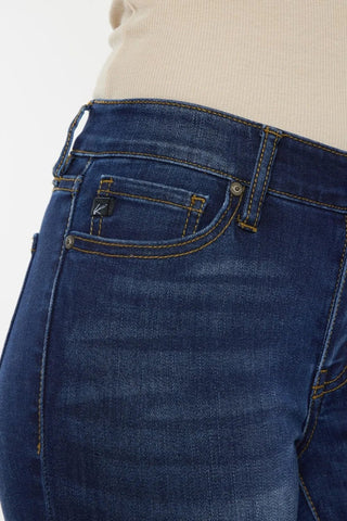 Kancan Mid Rise Gradient Skinny Jeans - Just Believe Boutique