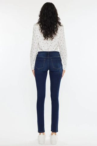Kancan Mid Rise Super Skinny Jeans - Just Believe Boutique