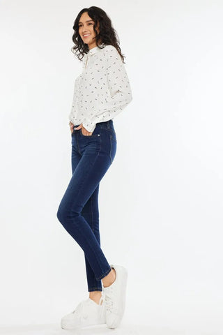 Kancan Mid Rise Super Skinny Jeans - Just Believe Boutique