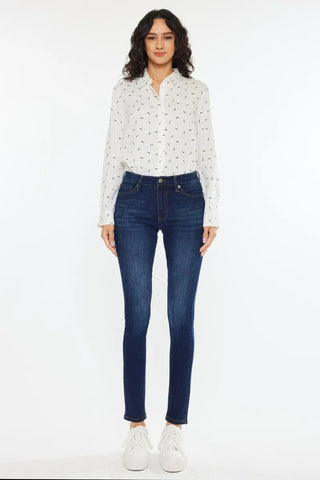 Kancan Mid Rise Super Skinny Jeans - Just Believe Boutique