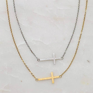 Kayla Cross Necklace - Just Believe Boutique