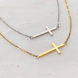 Kayla Cross Necklace - Just Believe Boutique
