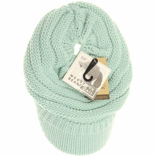 Knit Beanie Tail CC Cap - Just Believe Boutique