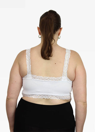 Lace Bralette - Curvy Fit: Black - Just Believe Boutique