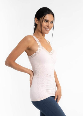 Lace Cami: Blush - Just Believe Boutique