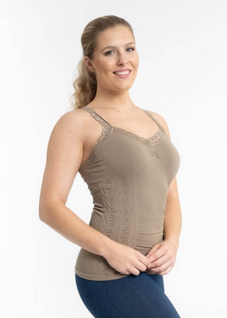 Lace Cami: Blush - Just Believe Boutique