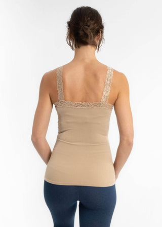 Lace Cami: Blush - Just Believe Boutique