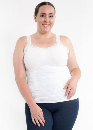 Elietian Lace Cami - Curvy Fit in Ivory