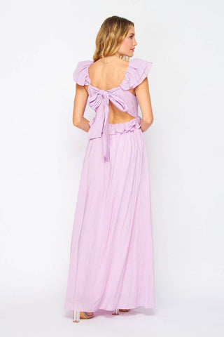 Lavender cross front dress - Just Believe Boutique
