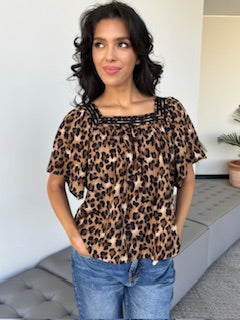 Leopard Print Top