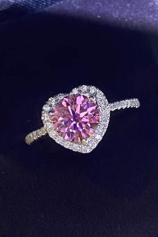 Lifelong Journey 1 Carat Moissanite Heart Ring - Just Believe Boutique