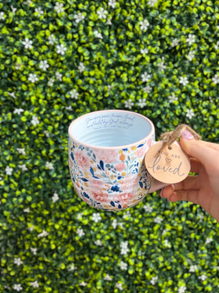 Blooming Joy You Are Seen Coffee Mug – lifestyle