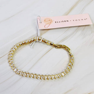 Marquise Cut Sparkle Tennis Bracelet - Just Believe Boutique