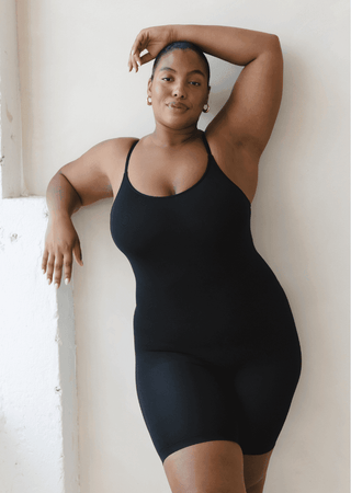 Mid-Thigh Sculpting Shapewear: Tan / Regular - Just Believe Boutique