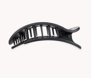 Midnight Matte Large Flat Round Hair Clip - Just Believe Boutique