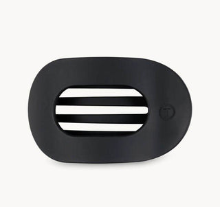 Midnight Matte Large Flat Round Hair Clip - Just Believe Boutique