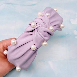 My Everyday Pearl Headband: Rouge Pink - Just Believe Boutique