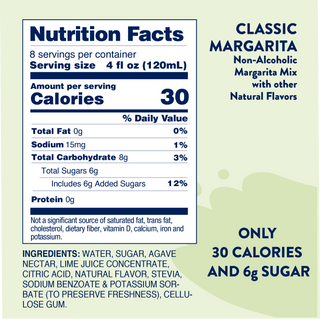Natural Margarita - Mixer - Just Believe Boutique