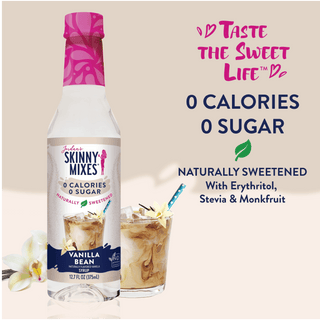 Naturally Sweetened Vanilla Bean Syrup - 375ml - Just Believe Boutique