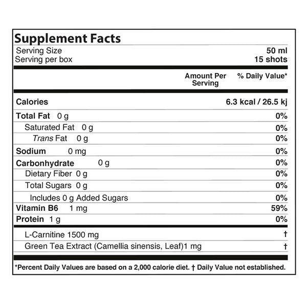 Nutriplus - L-Carnitine Shot Tea Just Believe Boutique Nutriplus - L-Carnitine Shot Tea Just Believe Boutique