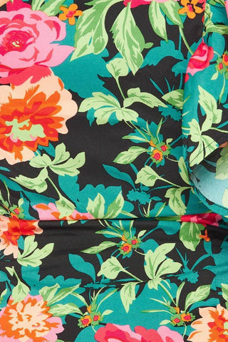 One Shoulder Floral Print Dress - Just Believe Boutique