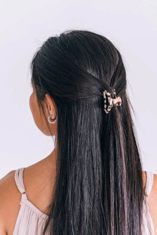 Open Blonde Tortoise Hair Clip - Teleties - Just Believe Boutique