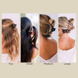 Open Hair Clip | Tiny | Blonde Tortoise - Just Believe Boutique
