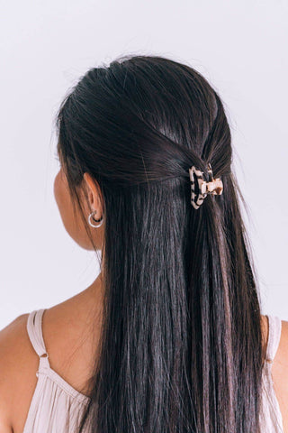 Open Hair Clip | Tiny | Blonde Tortoise - Just Believe Boutique