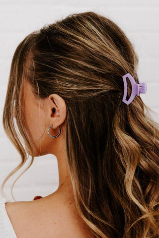 Open Lilac You Hair Clip - Teleties - Just Believe Boutique