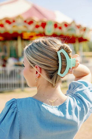 Open Mint to Be Hair Clip - Teleties - Just Believe Boutique