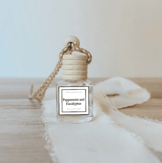 Peppermint & Eucalyptus Car Freshener Diffuser - Just Believe Boutique