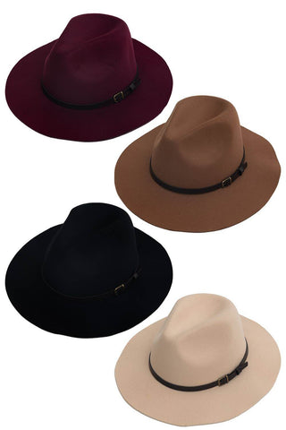 Pinched Front Western Style Hat: Black - Just Believe Boutique