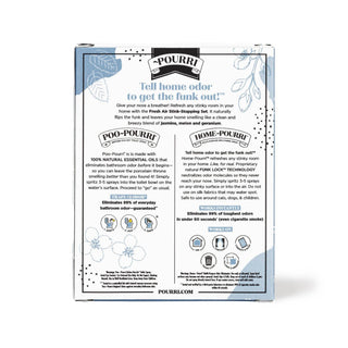 ~Pourri Air Necessities Home + Bathroom Kit, Fresh Air 1.4oz - Just Believe Boutique