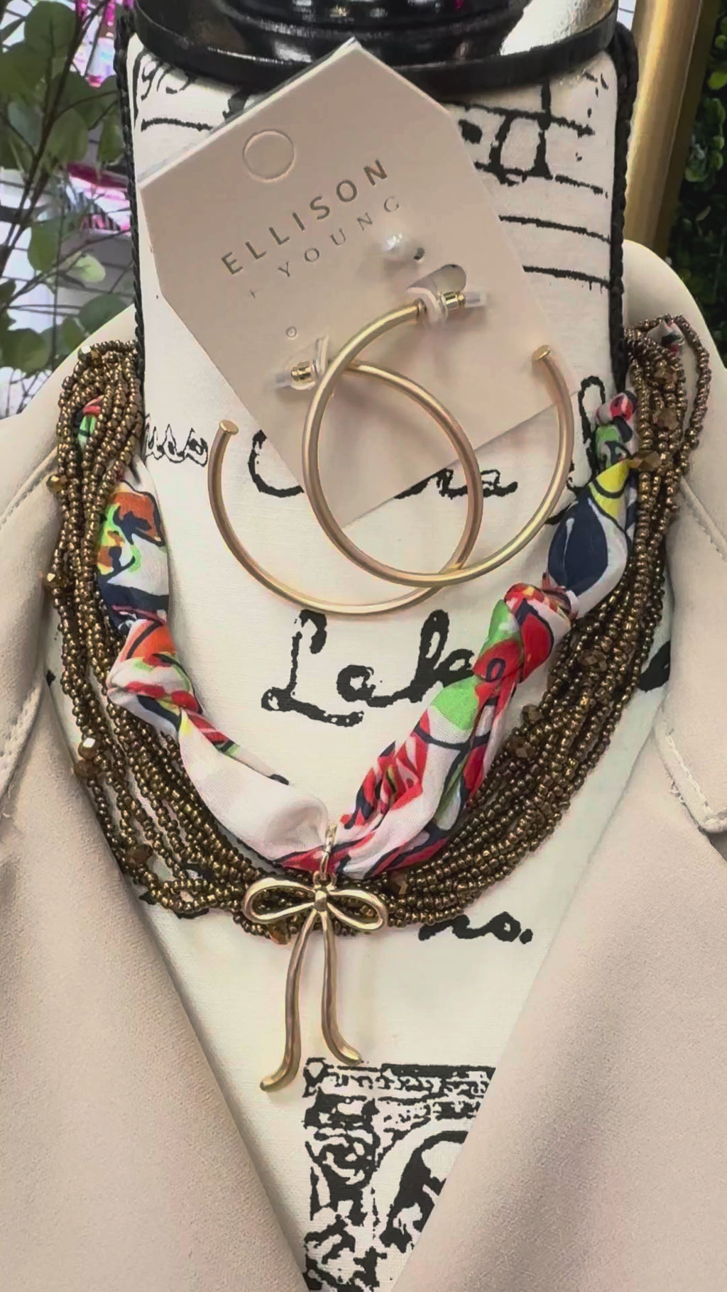 Gold Hoop Earrings – video