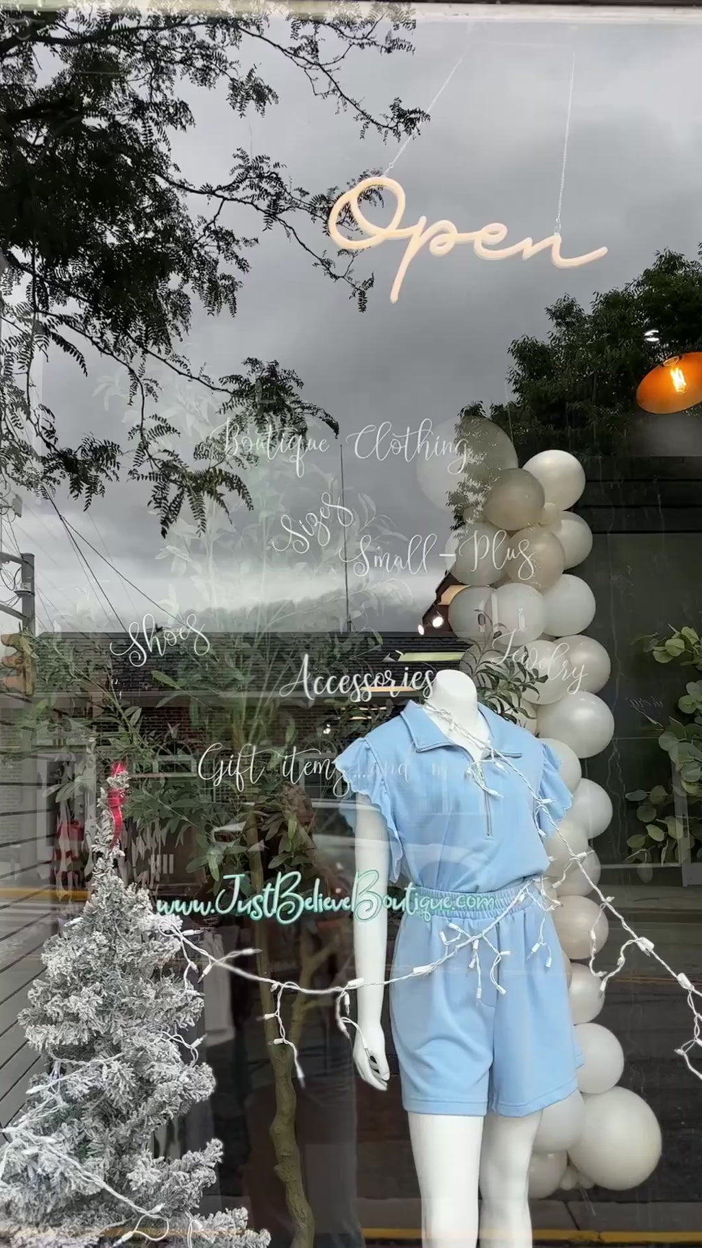 Zipper Neck Ruffled Short Sleeve Top & Shorts – video