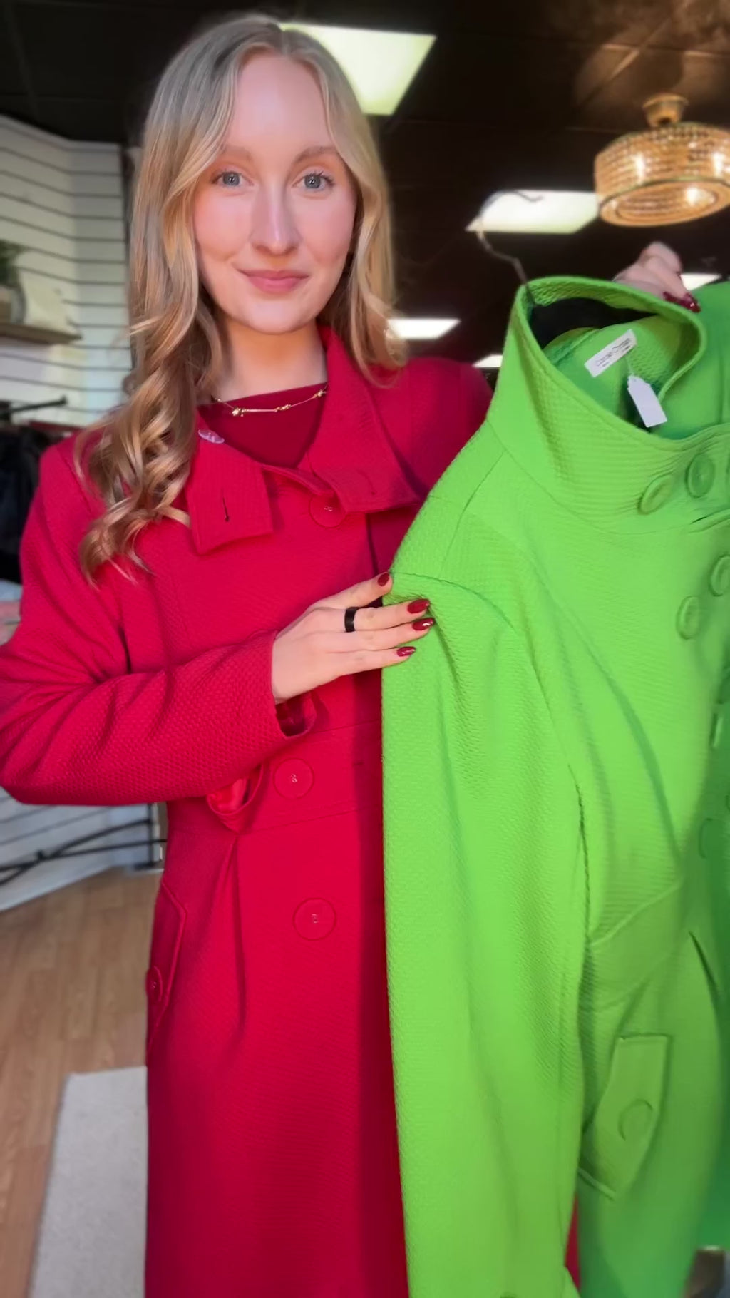 Signature Honeycomb Coat – video
