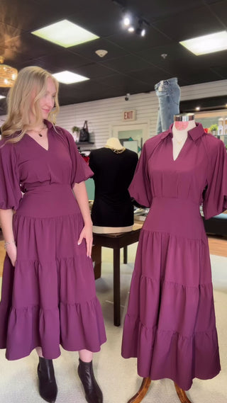 Tiered Midi Dress – video