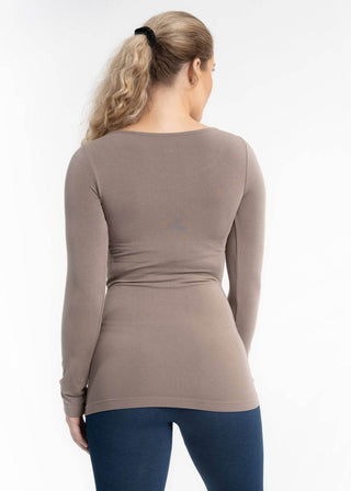 Reversible Long Sleeve: Gold - Just Believe Boutique