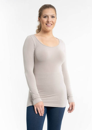 Reversible Long Sleeve: Gold - Just Believe Boutique