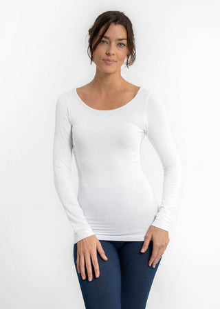 Reversible Long Sleeve: Wine - Just Believe Boutique