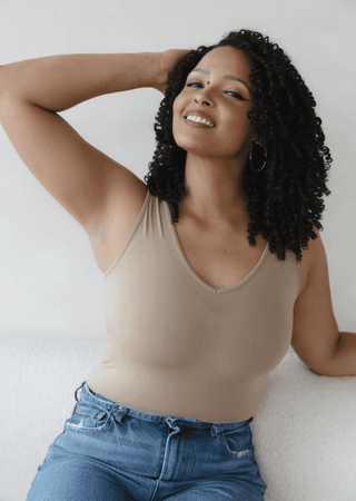 Reversible Tank : Charcoal / Long - Just Believe Boutique